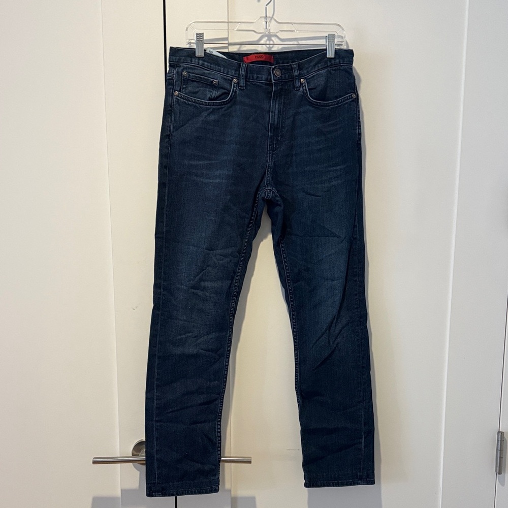 HUGO Dark Blue Slim Men's Jeans